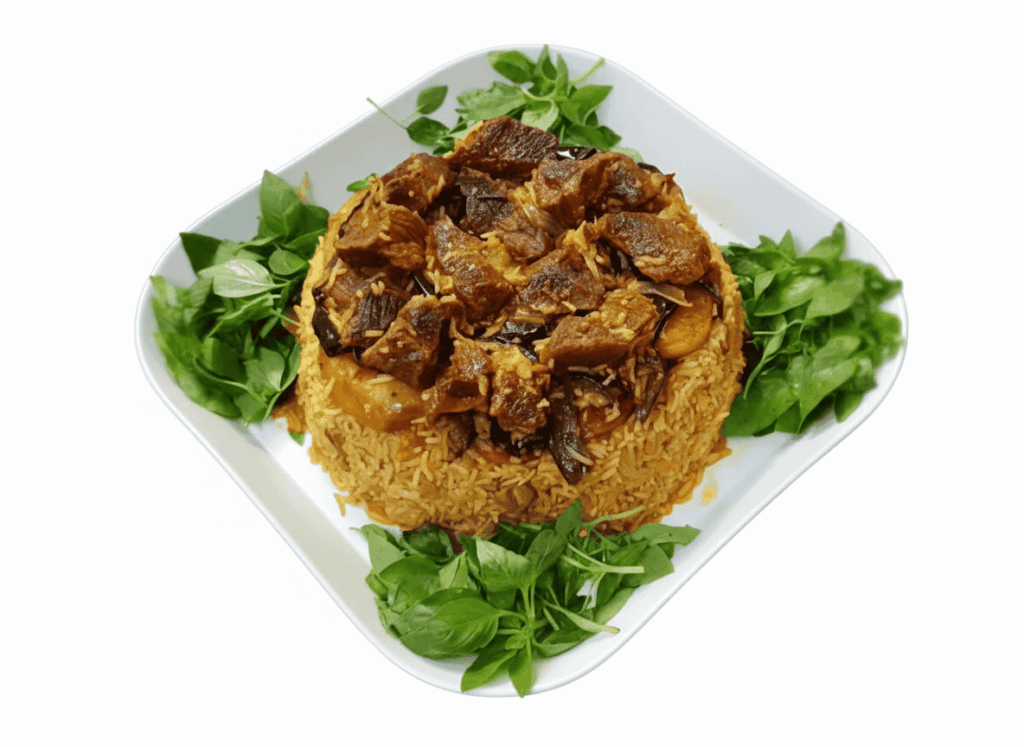 مقلوبة لحمة